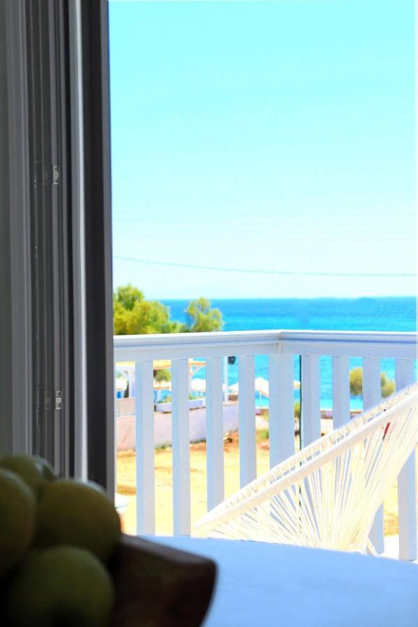 Beach Apartment Thalia With Hot Tub And Sea View Agios Prokopios  Bagian luar foto