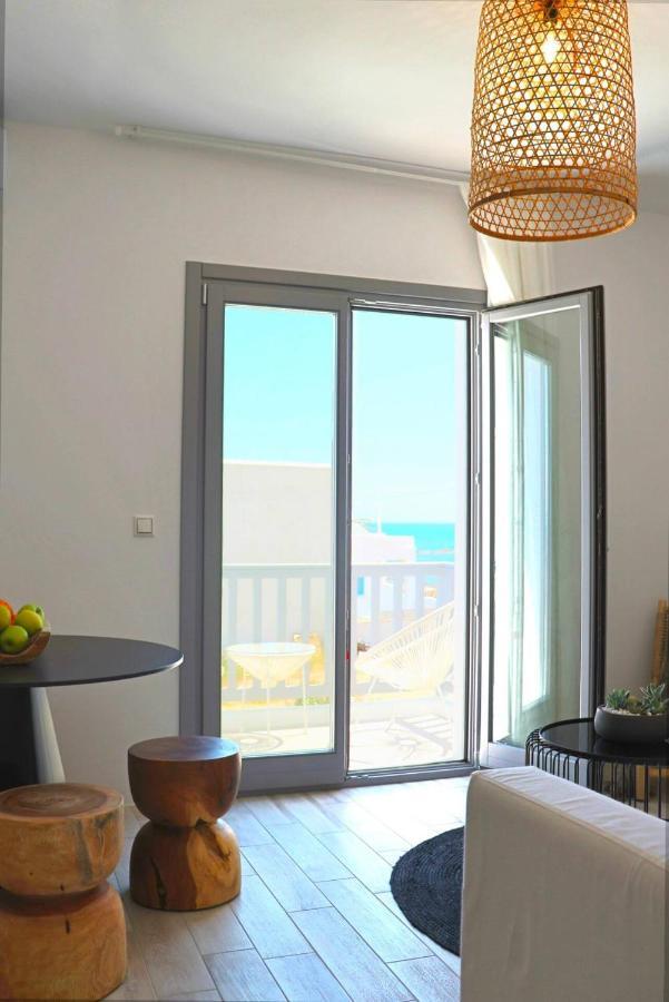 Beach Apartment Thalia With Hot Tub And Sea View Agios Prokopios  Bagian luar foto